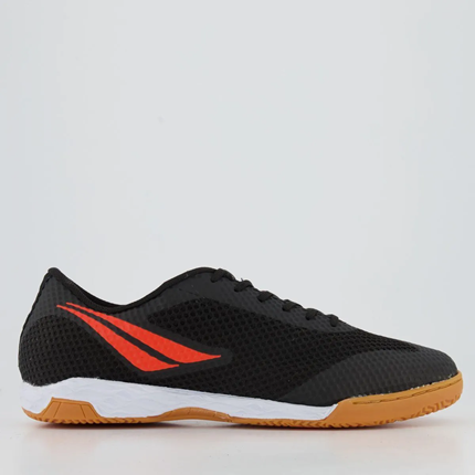 Chuteira Penalty Max 1000 Locker Ecoknit Futsal Indoor Laranja