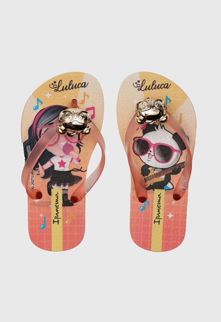 Chinelo Infantil Grendene Kids Ipanema Luluca - Rosa